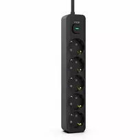 Inca INCA ilgintuvas IPW-44SY 5 lizdų, su LED apšvietimu. Juoda 1,5 m