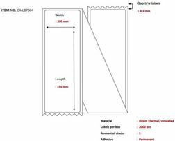 Capture Ship-label 100 x 150mm,