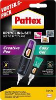 Pattex Superglue „Upcycling“ rinkinys Creative Pen + Easy Gel mažmeninei prekybai