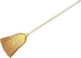 York Sorghum - Medinė sodo šluota lapams ir smėliui - 140 cm