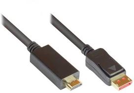 Adapteris AV Alcasa Alcasa DP14-HDMI5 adapter kablowy 5 m DisplayPort HDMI Juodas