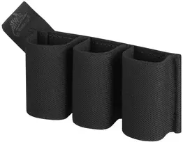 Trigubas elastingas įdėklas pistoleto dėtuvėms Helikon-Tex, Juoda