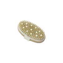NUUM Dry Exfoliating Body Brush with Soft Massage Beads Masažinis kūno šveitimo šepetys, 1 vnt