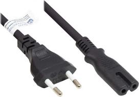 Good Connections Alcasa Alcasa P0370-S007 maitinimo kabelis Juodas 0,75 m C tipo C7 maitinimo kištukas, plokštė