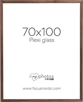 Nuotraukų rėmelis Focus Soul riešutmedžio fanera 70X100 Plexi