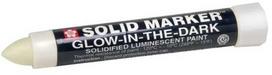 Sakura Sakura Solid Marker Glow-in-the-Dark, 1 vnt., Baltas, Smailusis antgalis, Juodas, Apvalus, 1,3 cm