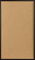 NAGA Opslagstavle hessian med ramme i sort MDF 100 x 60 cm Hessian Sort MDF 100x2x60mm (1stk)