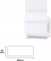 Niimbot Niimbot etiketės R 40x20mm 320vnt Baltos B21, B21S, B3, B1S