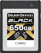 Atminties kortelė Karta Delkin Juodas CFexpress 650GB (DCFX4B650)