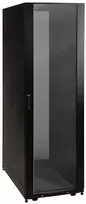 Spinta Eaton Tripp Lite Series 42U Rack Enclosure Server Cabinet Door & Sides w/Acrylic Window - Spinta jungiama į tinklą - Juoda - 61 cm - su priekinėmis durimis su pleksiklastu, ventiliuojamos galinės durys, šoniniai skydai (SR42UBG)
