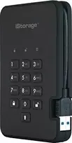Išorinis kietasis diskas SSD iStorage diskAshur2 512GB Juodos spalvos (IS-DA2-256-SSD-512-B)