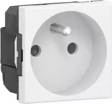 Legrand 278111L MOSAIC lizdas 2P+Z prijungimas per automatinius gnybtus 16A-250V 278111L