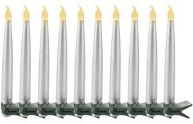 Philips Sirius Home 36217, Sidabrinis, 10 bulb(s), LED, Baterija, Baterija, AAA