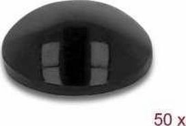 Delock Guminės kojelės apvalios lipnios 10 x 3 mm 50 vnt. juodos