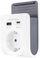 Įkroviklis REV REV USB Ladegerät mit 240V Steck Dose plus USB-A&C 0020770112