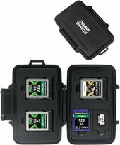 „Delkin“ orui atsparus dėklas, skirtas „CFexpress Type B“ (dėklas, skirtas 3 „CFexpress Type B“ / 2 „SD“ ir 2 „Micro SD“ kortelėms)