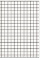 LANDRE apverčiamų lentų bloknotas, 65x98 cm, 20 lapų, 80 g/m², langeliais