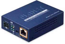 Allnet Planet šviesolaidinis keitiklis Mediakonverteris SFP į GE PoE++ (95W) GUP-805A-60W