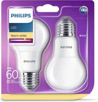 Philips LED lemputė 8W (60W) E27 2 vnt. (929001234361)