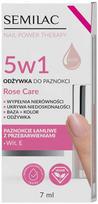 Semilac Nail power therapy 5in1 rožių priežiūros nagų kondicionierius 7ml