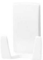 Tesa Powerstrips Atsparus vandeniui Rasiererhalter Wave baltas