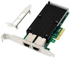 Tinklo plokštė MicroConnect Network Card PCIe x4 X550-T2