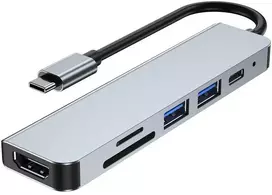 Dell 7 viename USB-C kelių prievadų adapteris su HDMI ir