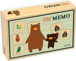 Dėlionė „Barbo Toys Memory“, „Atminties žaidimas vaikams“, „Little Woodies“.
