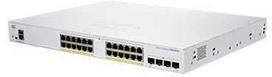Šakotuvas Cisco jungiklis CBS250-24FP-4X, 24xGbE RJ45, 4x10GbE SFP+, PoE+, 370W – REFRESH