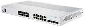 Šakotuvas Cisco jungiklis CBS250-24T-4X, 24xGbE RJ45, 4x10GbE SFP+, be ventiliatoriaus - REFRESH