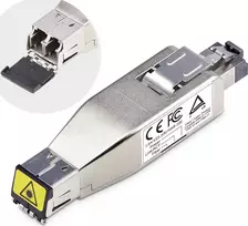 Šakotuvas StarTech šviesolaidinio į RJ45 terpės keitiklis/POE terpės keitiklio adapteris SMF/M