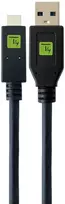 Techly USB 3.1 kabelis, A tipo kištukas - C tipo kištukas, juodas