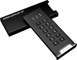 Išorinis SSD diskas iStorage diskAshur M2 PIN 1TB Juodas (IS-DAM2-256-1000)