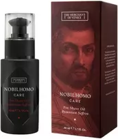 „The Merchant Of Venice Byzantium Saffron“ alyvuogių aliejaus drėkinamasis ir minkštinamasis aliejus prieš skutimąsi, 50 ml