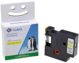 G + G G&G juosta 12mm x 7m sw-gb Komp. m. Dymo D1/ 45018/ S072058
