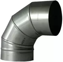 Kaminų alkūnė WADEX 116, D100 mm 90°