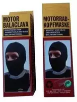 Motociklininko pošalmis, juodas