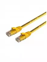 Mercodan Tinklo kabelis RJ-45, Cat.6, U/UTP, LSZH, UltraFlex, geltonas, 15 m (371235150)