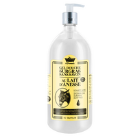 Les Petites Bains de Provence Dušo želė su asilo pienu Kūnui, veidui ir plaukams Jautriai odai, 1000 ml