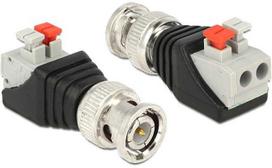 Delock adapterio jungtis 2 kontaktų -> BNC kištukas - 65525