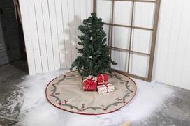 Kalėdinė dekoracija CHRISTMAS_TO Kilimėlis po eglute Det Gamle Apotek, skersmuo 100 cm, klasikinės šventės, ruda