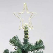 Šventinė dekoracija Falk 3D kalėdinė žvaigždė su LED ir jungtimi prie NORDIC WINTER eglutės 25X19X19 cm (780-085)