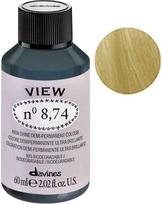 Davines View Demi-Permanent Hair Dye 8.74 Gloss, 60 ml