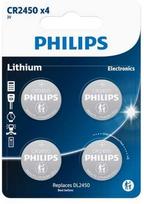 Philips PHILIPS baterija guzikowa lithium CR2450 4-pak - 2292445