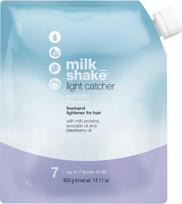Milk Shake Light Catcher nuo 7 pakopų šviesinimo plaukų oksidanto milteliai, 400g