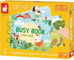 KNYGA Janod Busy Book Farma Užduočių knygelė J03339
