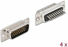 Delock D-Sub HD 26 Pin wtyk metal wersja lutowana 4 vnt