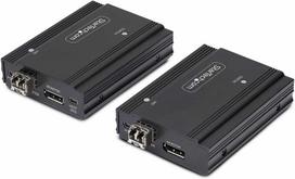 STARTECH.COM AV signalo perdavimo sistema DisplayPort KVM Extender per stiklo pluoštą 4K60Hz konsolės ekstenderis 300m Multimode 4K KVM prailginimas LWL