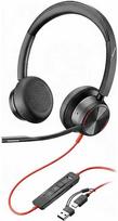Hewlett Packard (HP) „Poly“ ausinės su mikrofonu „Blackwire C8225-M Stereo USB-C/A“ (didmeninė kaina)