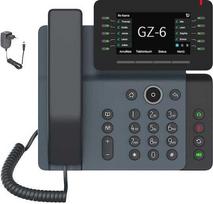 Telefonas GEQUDIO Gequdio IP telefonas GZ-6 su adapteriu, WLAN ir Bluetooth